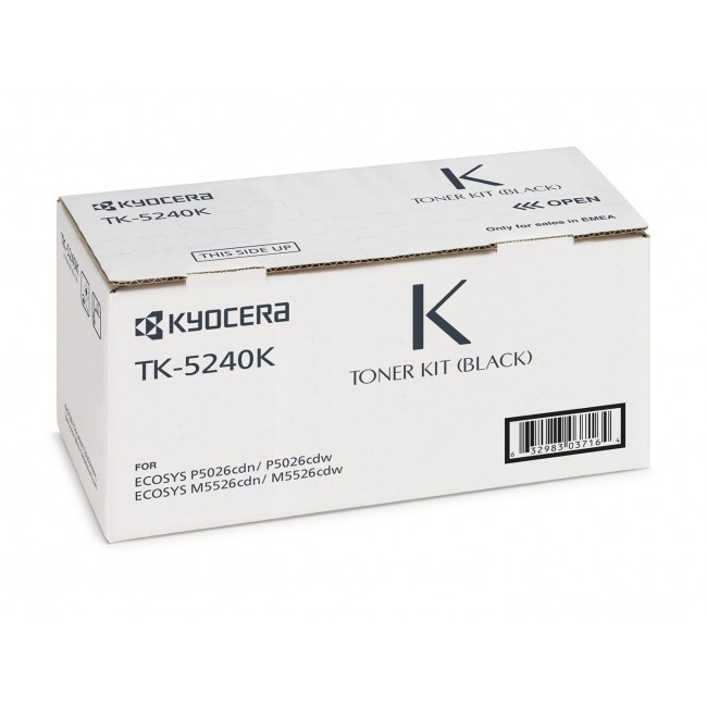 KYOCERA Toner TK-5240K TK-5240 1T02R70NL0 Original Black KYOCERA Toner TK-5240K TK-5240 1T02R70NL0 Original Black