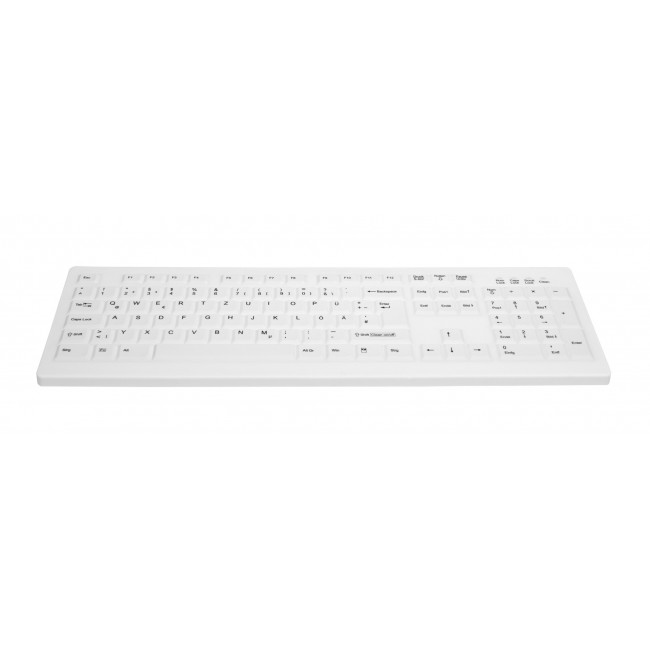 Contour Design Active Key AK-C8100F-FU1-W/GE keyboard Office RF Wireless QWERTZ German White