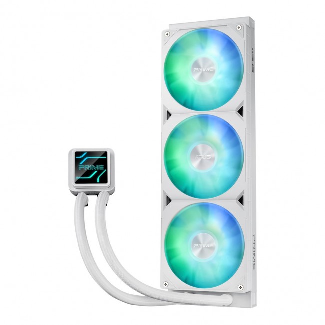 ASUS Prime LC 360 ARGB White Edition Processor All-in-one liquid cooler 12 cm 1 pc(s) ASUS Prime LC 360 ARGB White Edition Processor All-in-one liquid cooler 12 cm 1 pc(s)