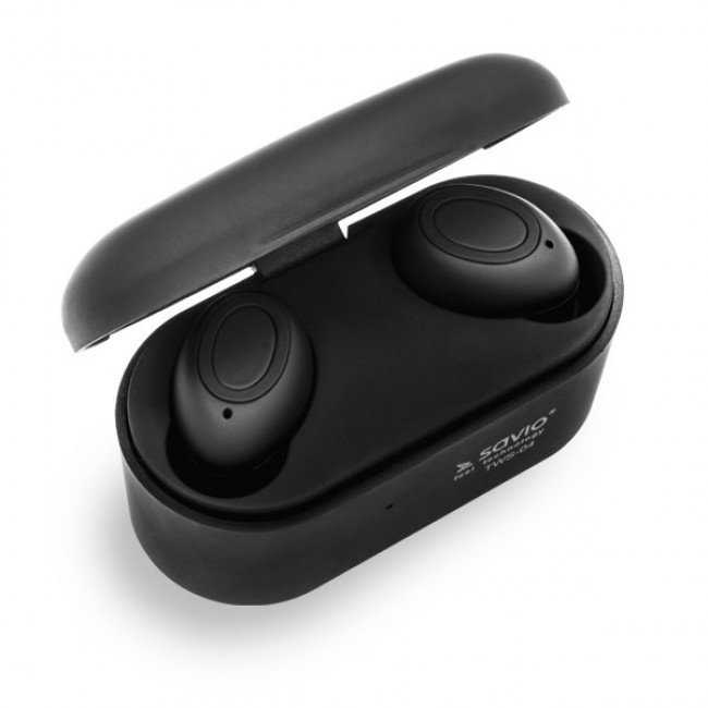 Savio TWS-04 Wireless Bluetooth Earphones Black,Graphite Savio TWS-04 Wireless Bluetooth Earphones Black,Graphite