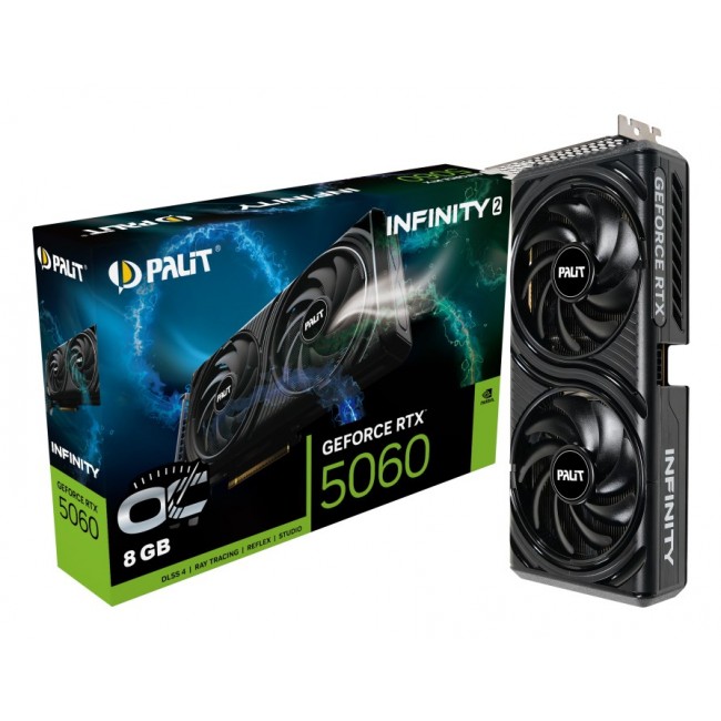 Palit GeForce RTX 5060 Infinity 2 OC NVIDIA 8 GB GDDR7 Palit GeForce RTX 5060 Infinity 2 OC NVIDIA 8 GB GDDR7
