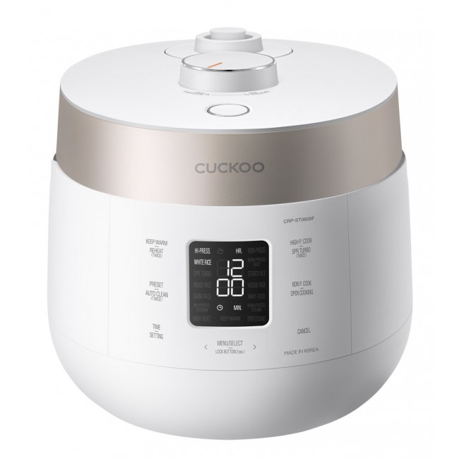 Cuckoo CRP-ST0609F rice cooker 1.08 L 880 W Champagne, White