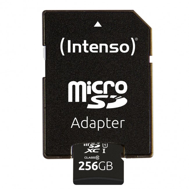 Intenso microSD Karte UHS-I Premium 256 GB Class 10
