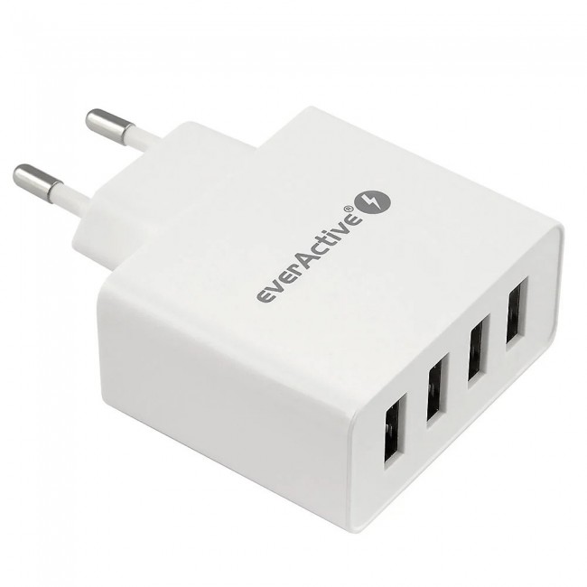 Charger EVERACTIVE SC-400 4 x USB 5A white