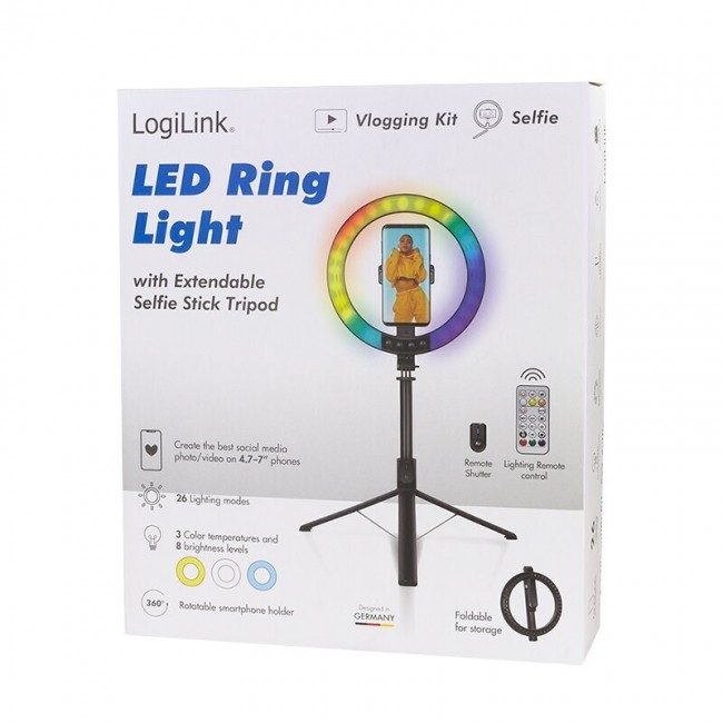 LogiLink AA0156 lighting ring 95 LED LogiLink AA0156 lighting ring 95 LED