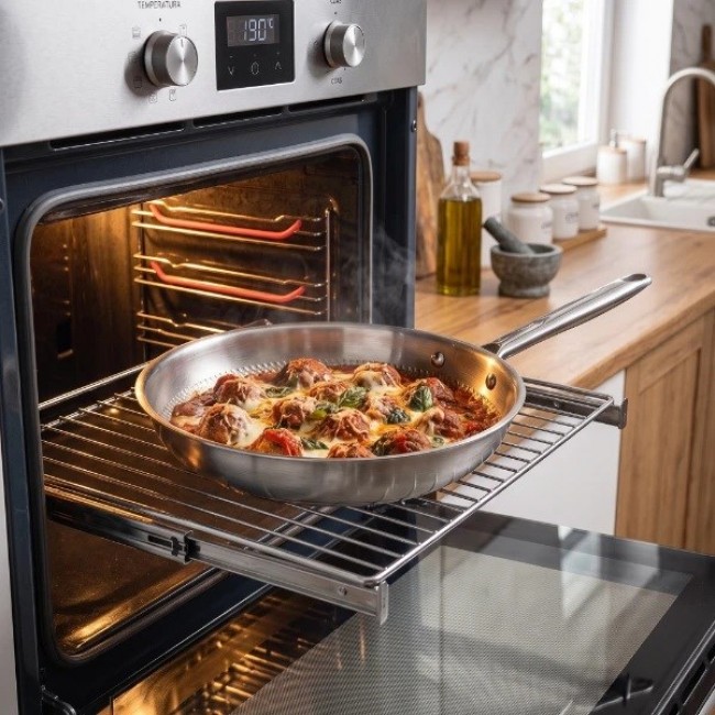 HAMMERED Steel Frying Pan MAESTRO MR-1229 28 cm (MR-1229-28)
