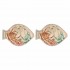 Set of 2 Sea Life melamine fish plates - 33 x 23 cm
