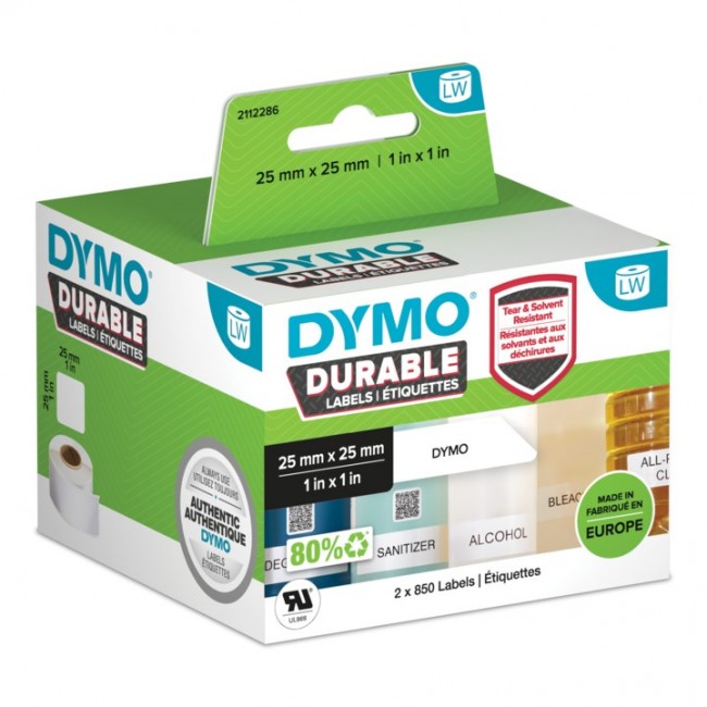 DYMO Durable White Self-adhesive printer label DYMO Durable White Self-adhesive printer label
