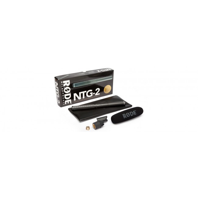 R DE NTG-2 microphone Black Digital camcorder microphone