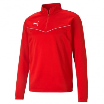 Puma teamRISE 1 4 Zip Top Red 657394 01 XL Men's Sweatshirt