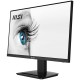 MSI Pro MP243X 23.8 Inch Monitor, Full HD (1920 x 1080), 100Hz, IPS, 4ms, HDMI, DisplayPort, Built-in Speakers, Anti-Glare, Anti-Flicker, Less Blue light, T V Certified, VESA, Kensington, Black