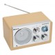 Denver TR-63LW radio Personal Analog Bamboo, Silver Denver TR-63LW radio Personal Analog Bamboo, Silver