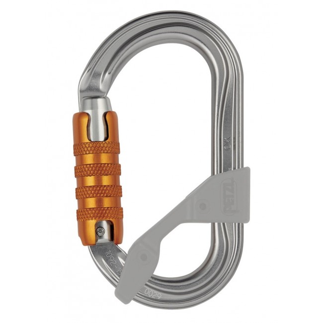 Petzl M33A TL climbing carabiner D-shaped Aluminium Grey 1 pc(s) Petzl M33A TL climbing carabiner D-shaped Aluminium Grey 1 pc(s)