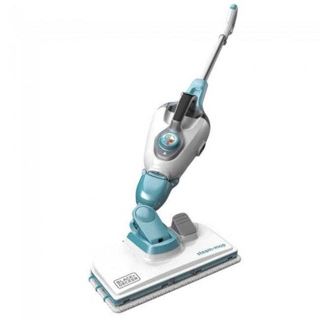 Black & Decker FSMH1321 steam cleaner Steam mop 0.5 L 1300 W Blue, White