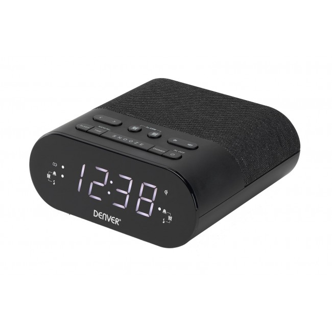 Denver CRQ-107 Digital alarm clock Black Denver CRQ-107 Digital alarm clock Black