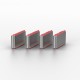 Lindy USB Type C Port Blocker Key - Pack of 4 Blockers, Pink