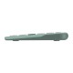 ASUS KW100 /GN/GE/81 keyboard Home Bluetooth QWERTZ German Green, Light Green