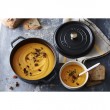 Staub Round Cast Iron Casserole - 3.8 ltr, Black
