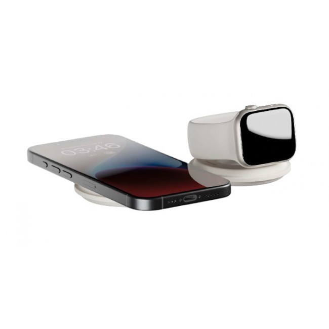 Native Union Voyage 2-In-1 Wireless Charger Sandstone