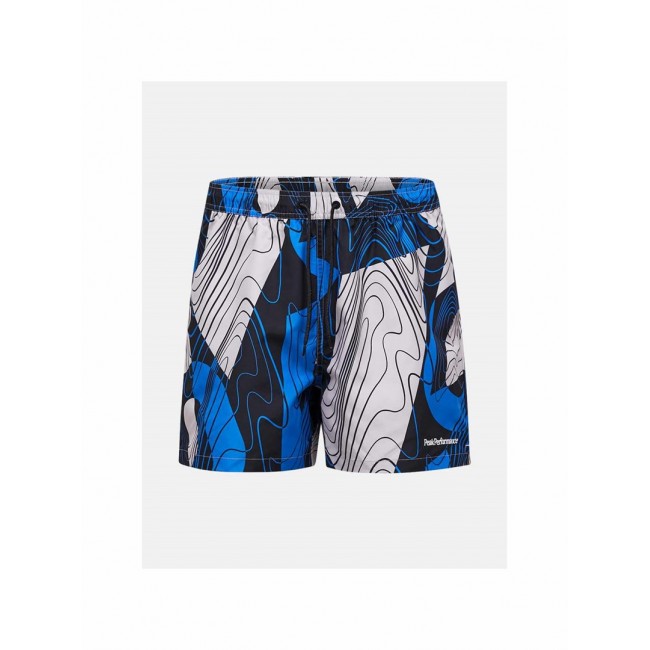Szorty m skie PEAK PERFORMANCE M Graphic Swim Shorts kolor niebieski - XL