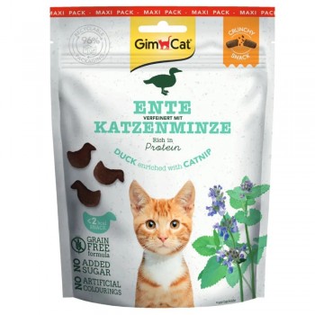 GIMCAT Crunchy Snacks Duck with Catnip cat treat 140g