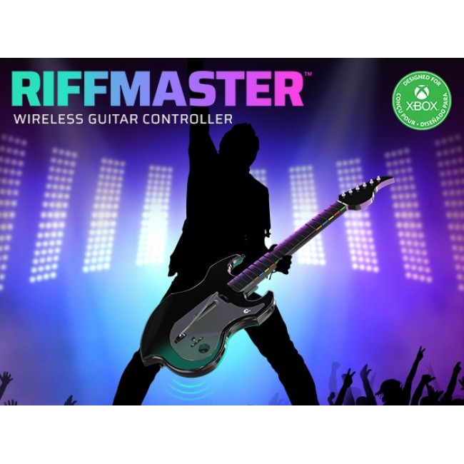 PDP Riffmaster Black, Grey Guitar Analogue / Digital PC, Xbox One, Xbox Series S, Xbox Series X