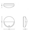 Philips myGarden Capricorn Wall Light 5.5W