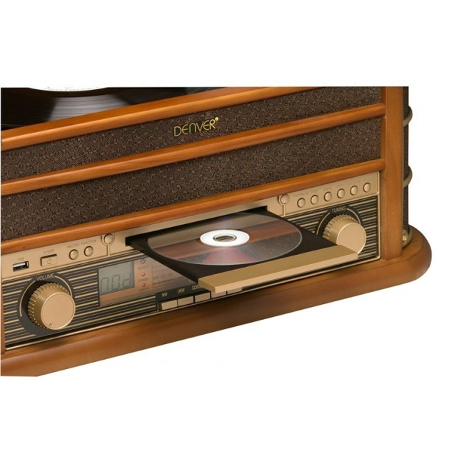 Retro wooden music center Denver MCR-50MK3 with tu Retro wooden music center Denver MCR-50MK3 with tu