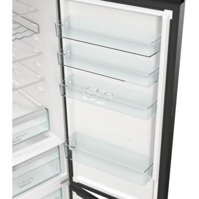 Gorenje NRB620E61BX4WFE Freestanding fridge freezer 413 L Black