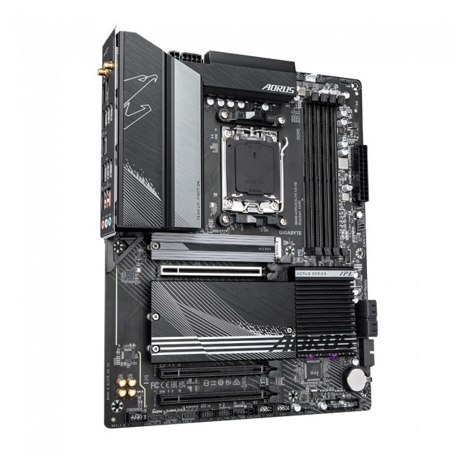 Gigabyte B650 AORUS ELITE AX V2 Motherboard - Supports AMD AM5 CPUs, 12+2+2 Phases Digital VRM, up to 8000MHz DDR5 (OC), 1xPCIe 5.0 + 2xPCIe 4.0 M.2, Wi-Fi 6E, 2.5GbE LAN, USB 3.2 Gen 2