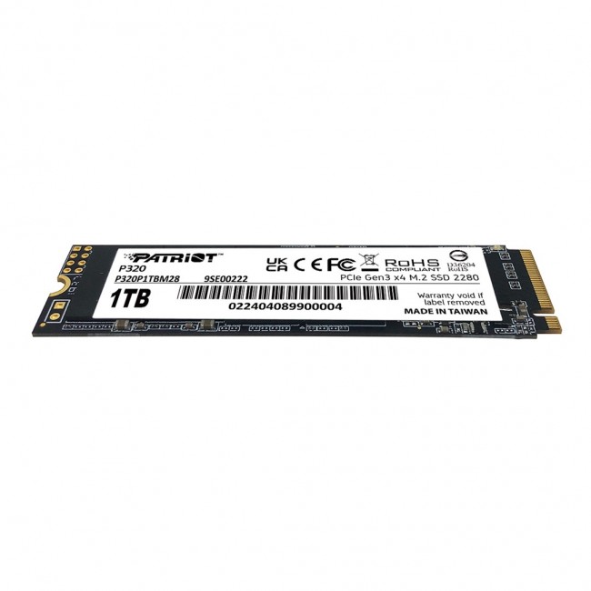 SSD PATRIOT VIPER P320 M.2 PCI-Ex4 NVMe 1TB 3GB/S (P320P1TBM28) SSD PATRIOT VIPER P320 M.2 PCI-Ex4 NVMe 1TB 3GB/S (P320P1TBM28)