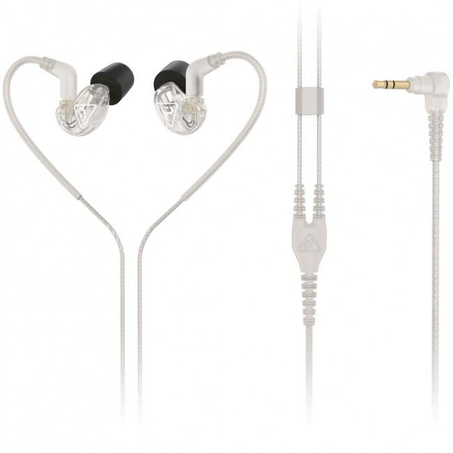 Behringer SD251-CL - In-ear headphones with MMCX connector, transparent Behringer SD251-CL - In-ear headphones with MMCX connector, transparent