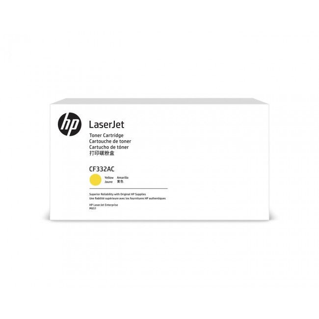 HP 654A Ylw Contract LJ Toner Cartridge Original Yellow 1 pc(s) HP 654A Ylw Contract LJ Toner Cartridge Original Yellow 1 pc(s)