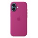 Apple iPhone 16 Silicone Case with MagSafe - Fuchsia