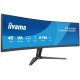 iiyama G-MASTER 45 Dual QHD VA panel with KVM switch, USB-C dock and RJ45 (LAN) and height adjustable stand iiyama G-MASTER 45 Dual QHD VA panel with KVM switch, USB-C dock and RJ45 (LAN) and height adjustable stand