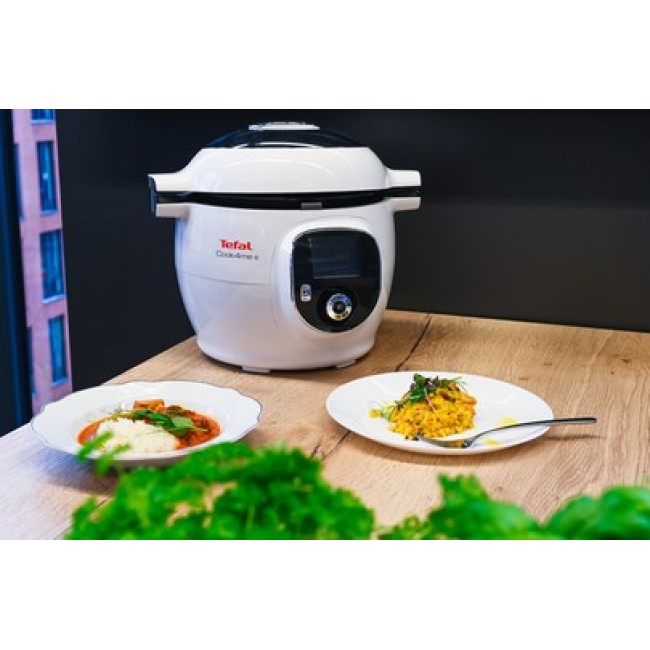 Tefal CY851130 multi cooker 6 L Chrome, White Tefal CY851130 multi cooker 6 L Chrome, White