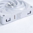 White wireless Lian Li UNI FAN 3-pack fan, 120mm