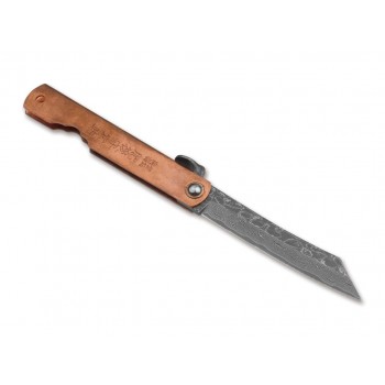 Higo Irogane Damascus Knife