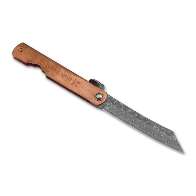 Higo Irogane Damascus Knife