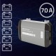 Qoltec Smart Professional Monolith Battery Charger for LiFePO4 AGM GEL SLA batteries | 70A | 12V | Fast charging