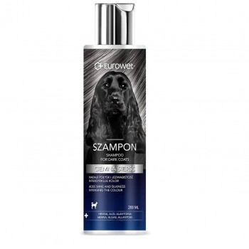 EUROWET Dark coat - shampoo for dogs - 200ml