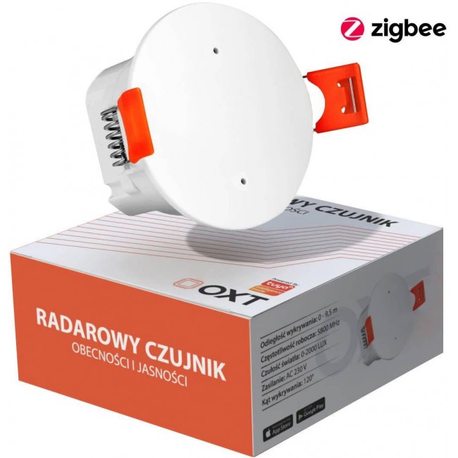 OXT Brightness Presence Radar Sensor 230V ZigBee TUYA OXT Brightness Presence Radar Sensor 230V ZigBee TUYA