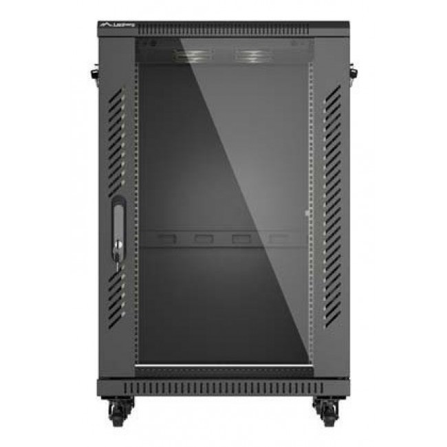 Lanberg FF01-6618-12B rack cabinet 18U Freestanding rack Black Lanberg FF01-6618-12B rack cabinet 18U Freestanding rack Black