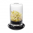 GEFU 18910 jar Acrylonitrile butadiene styrene (ABS), Glass, Silicone, Stainless steel Black