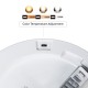 LED plafond panel 7in1 flush-mounted ultra slim 30W 3 colors (WW, NW, CW) Led4U LD142 microwave built-in power supply