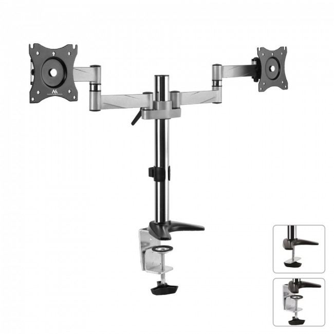 Desk holder for two LCD monitors Maclean MC-714 13-27 Desk holder for two LCD monitors Maclean MC-714 13-27