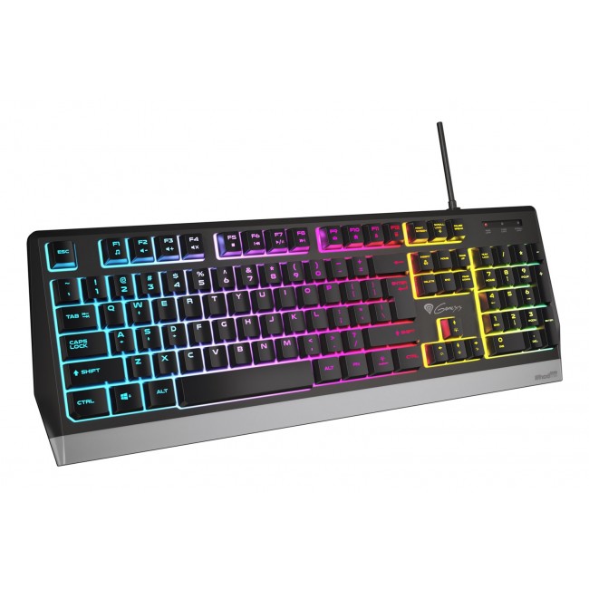 Gaming Keyboard GENESIS RHOD 300 RGB Black USB ES (Spanish) Gaming Keyboard GENESIS RHOD 300 RGB Black USB ES (Spanish)
