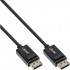 InLine DisplayPort 2.0 cable, 8K4K UHBR, black, gold-plated contacts, 2m