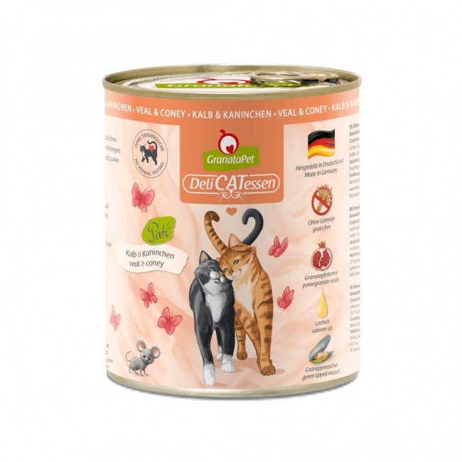 GranataPet DeliCatessen oso i indyk mokra karma dla kota 800g