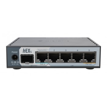 Mikrotik E60IUGS wired router Gigabit Ethernet Black